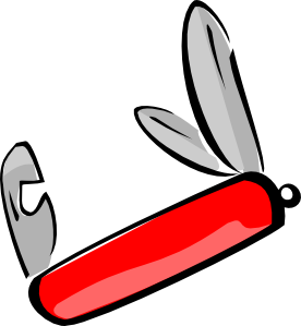 Swiss Army knife clipart