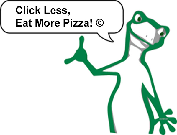 Click less, eat more Pizza! ©