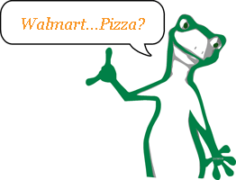 KiiWii asking Walmart Pizza?